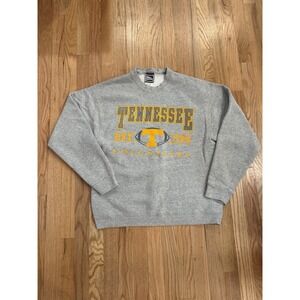 VIntage Pro Layer Tennessee Volunteers Sweatshirt Mens Large Gray Football NCAA